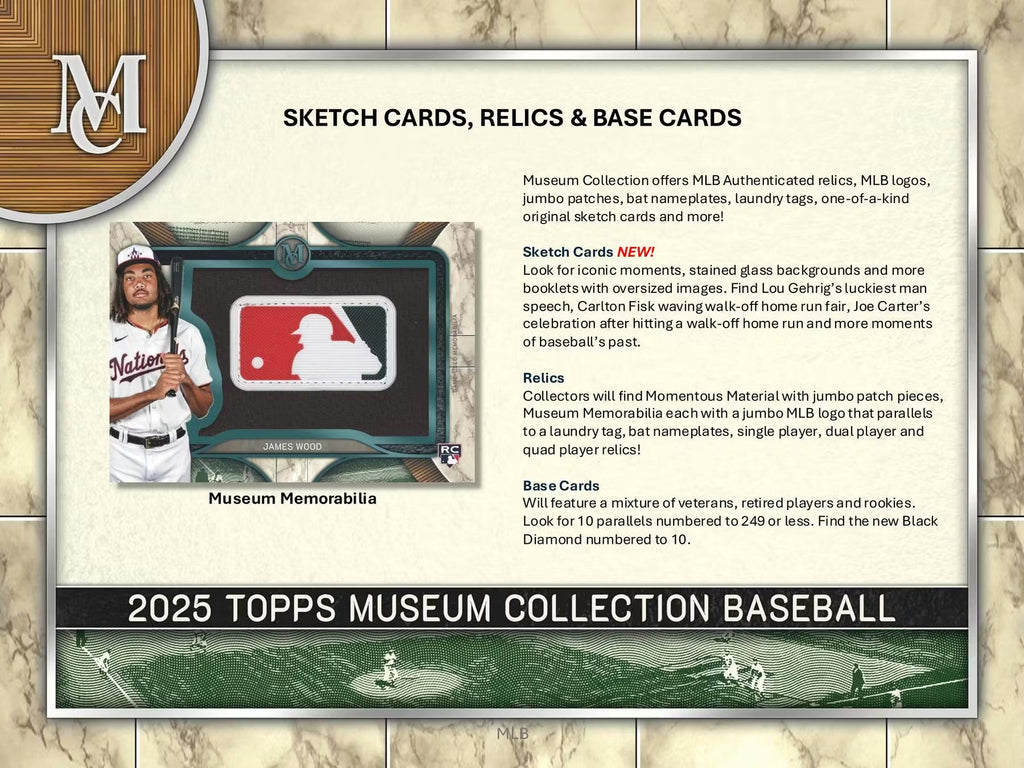 2025 Topps Museum Collection Baseball Hobby Trading Cards LV