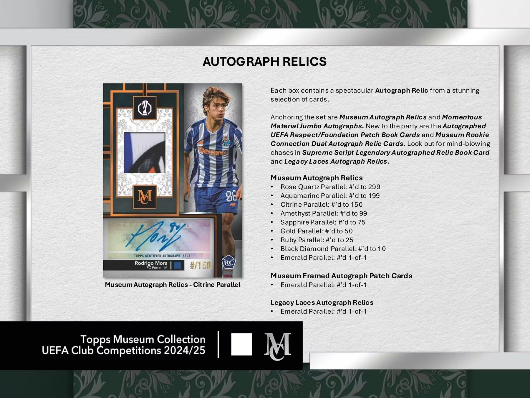 2025 Topps UEFA Club Competitions Museum Collection Soccer Hobby Trading Cards LV