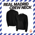 Real Madrid CF Crewneck Pullover Officially Licensed Los Blancos Sweatshirt | ¡Hala Madrid! LV