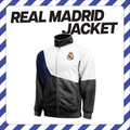 Real Madrid CF Track Jacket Officially Licensed Los Blancos Full-Zip | Men's Soccer Jacket Hala Madrid LV