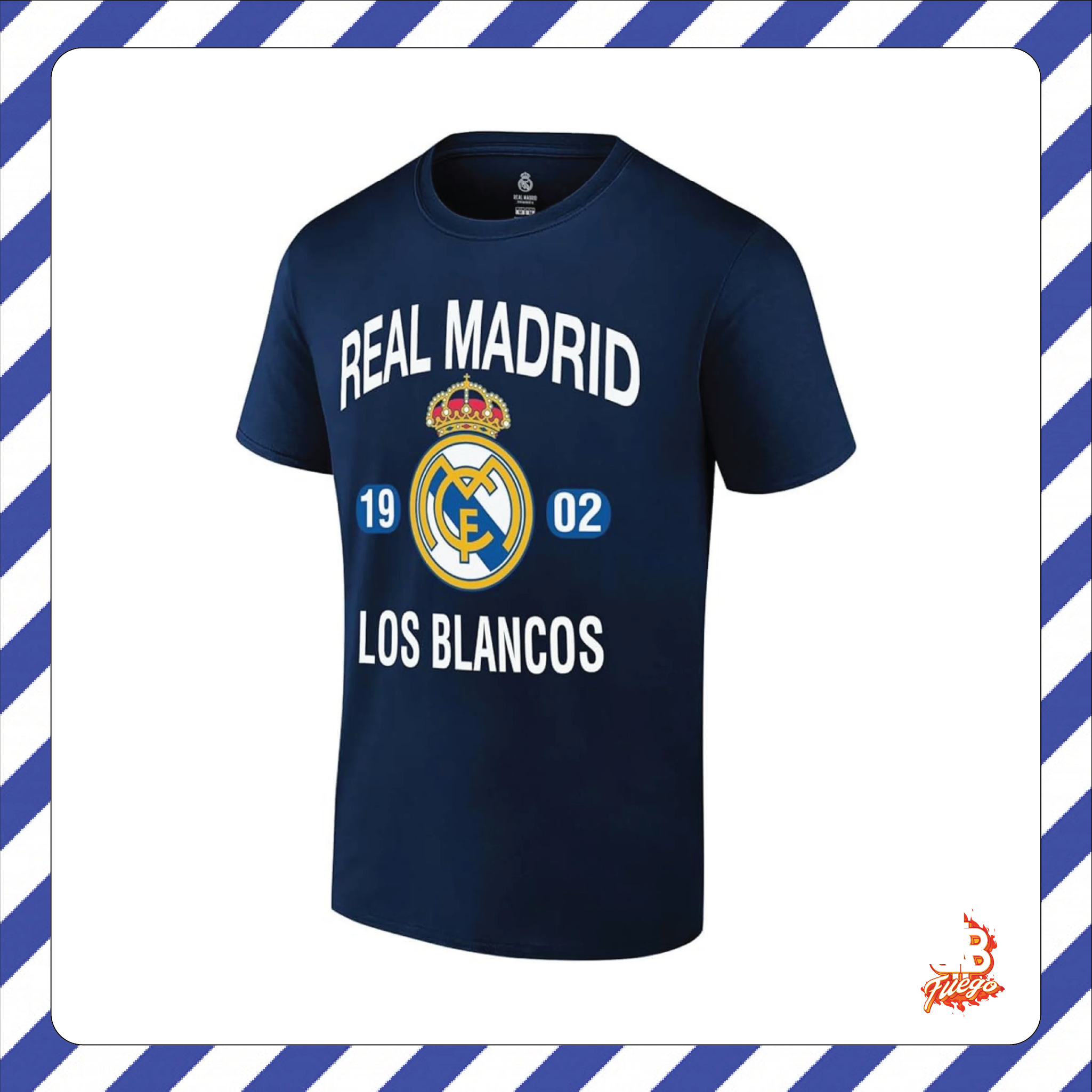 REAL MADRID Ultimate Fan Pack | 5-PC Los Blancos Bundle — Jacket, Jersey, Tee, Scarf + Ball | Hala Madrid! LV
