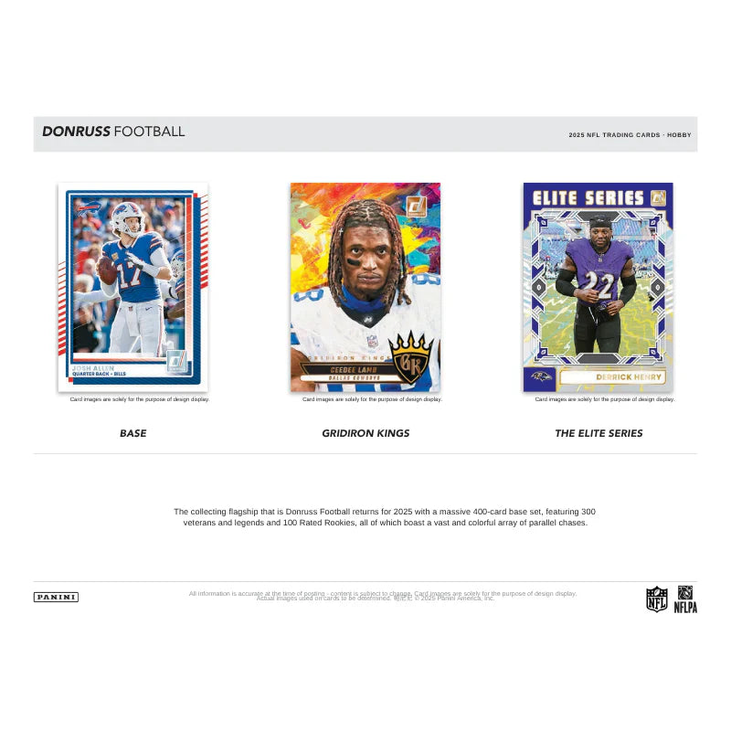 2025 Panini Donruss Football Hobby Trading Cards LV