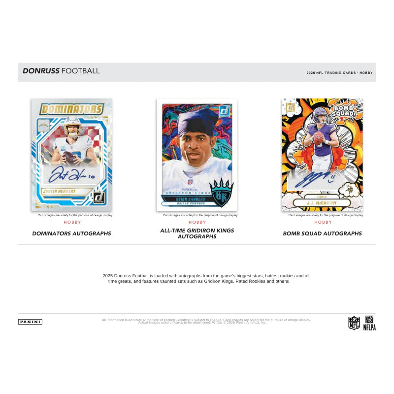 2025 Panini Donruss Football Hobby Trading Cards LV