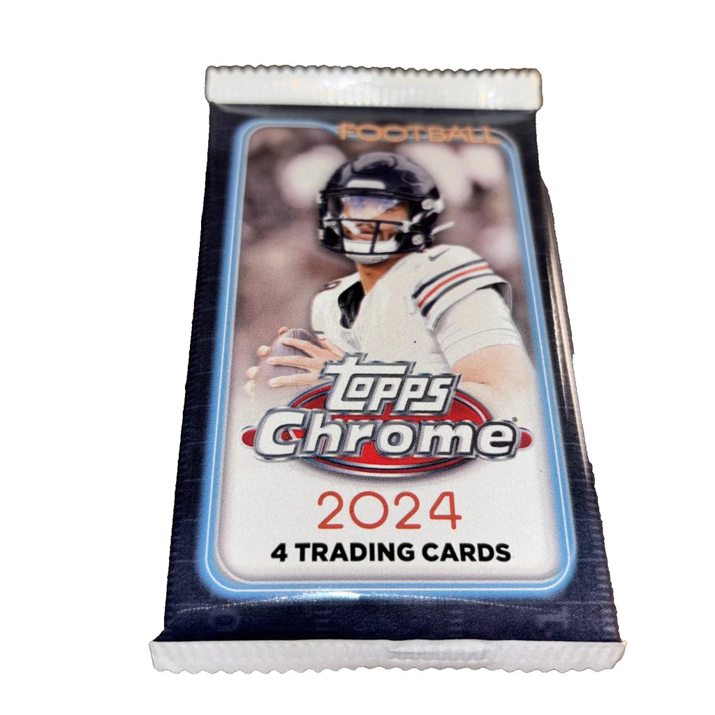 2024 Topps Chrome Football Hobby Trading Cards LV