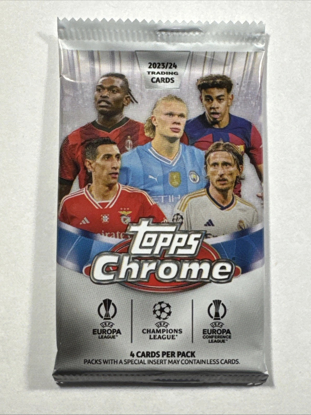 2023-24 Topps Chrome Soccer UEFA Club Competition Hobby Trading Cards LV