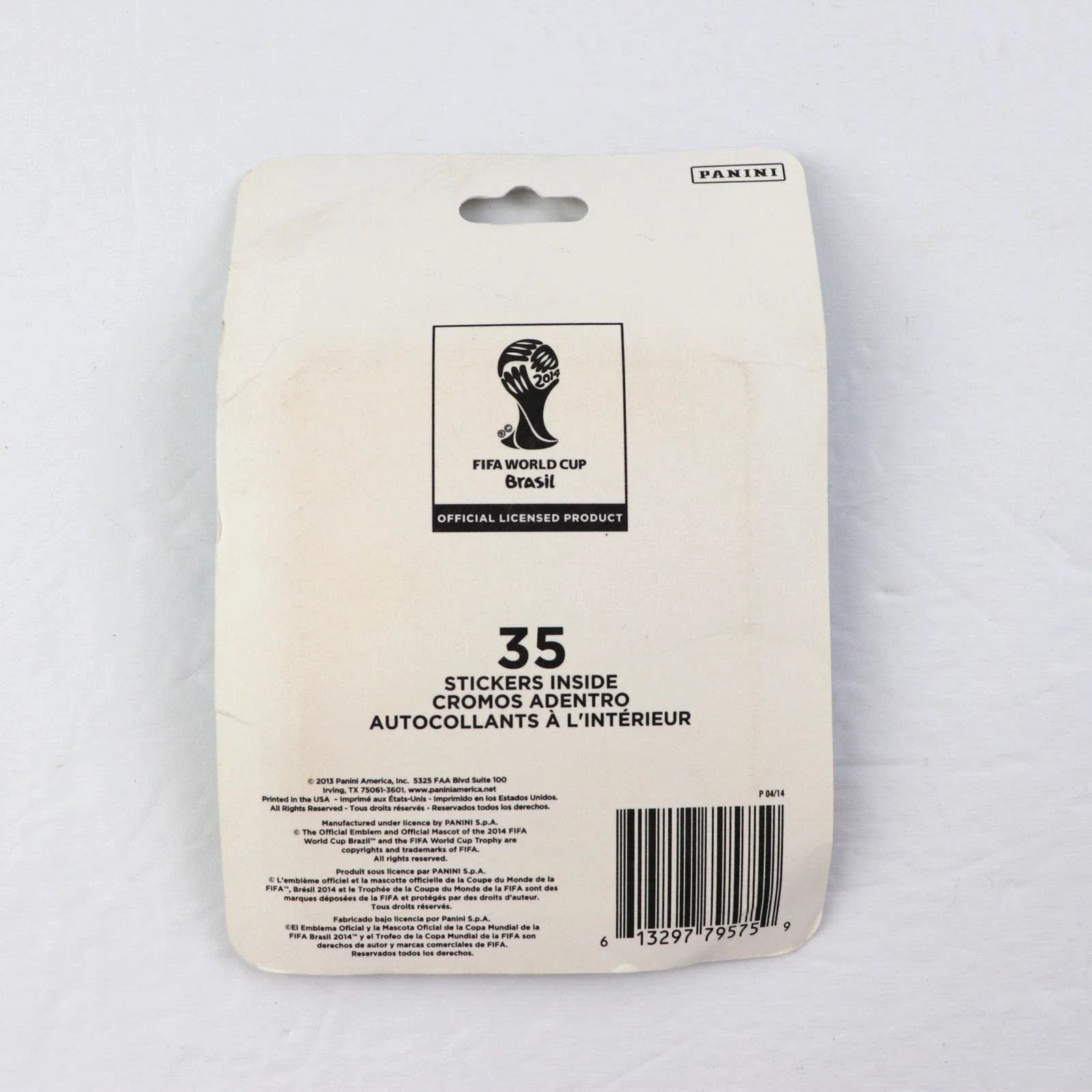 2014 Panini World Cup Soccer Brazil FIFA Sticker Packs LV