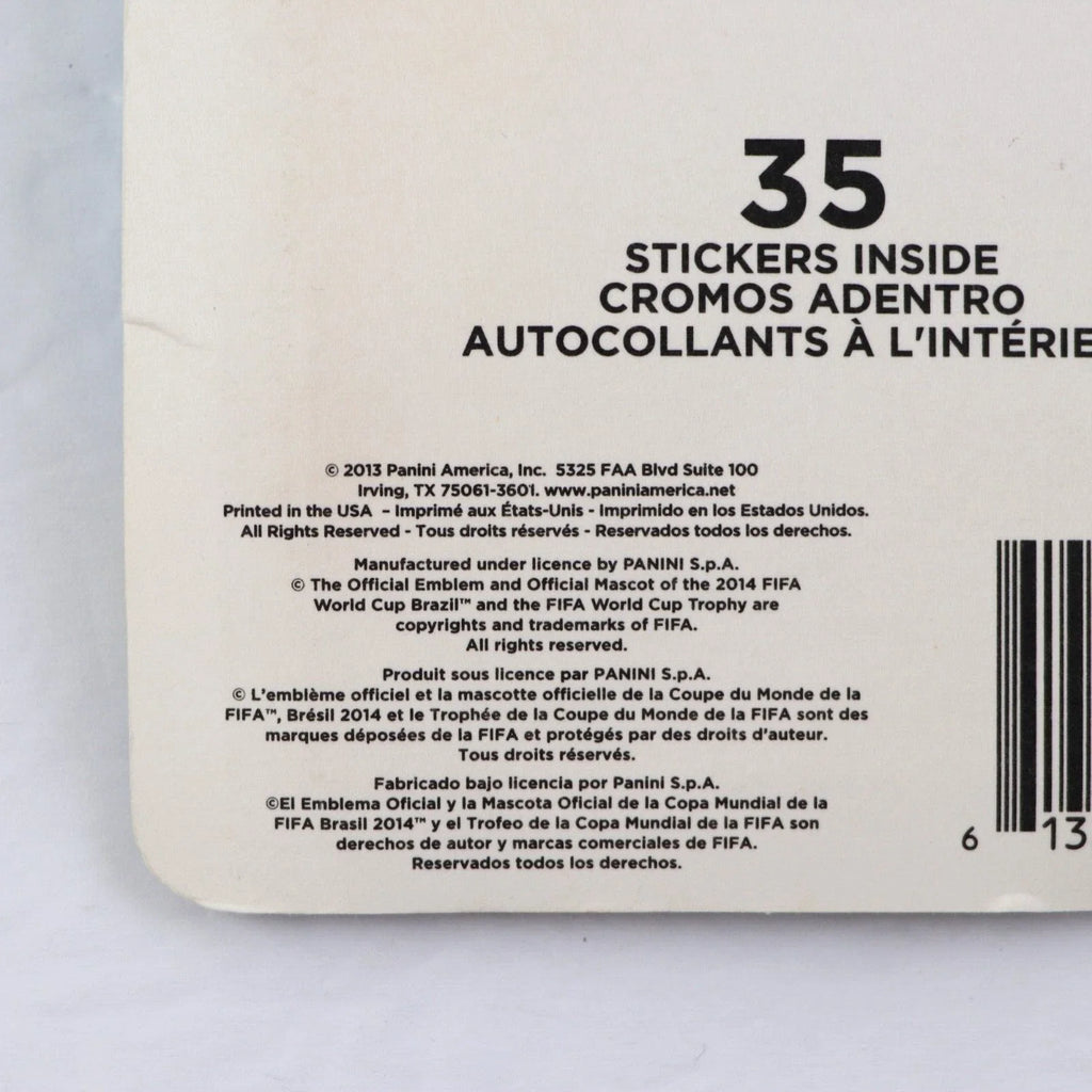 2014 Panini World Cup Soccer Brazil FIFA Sticker Packs LV