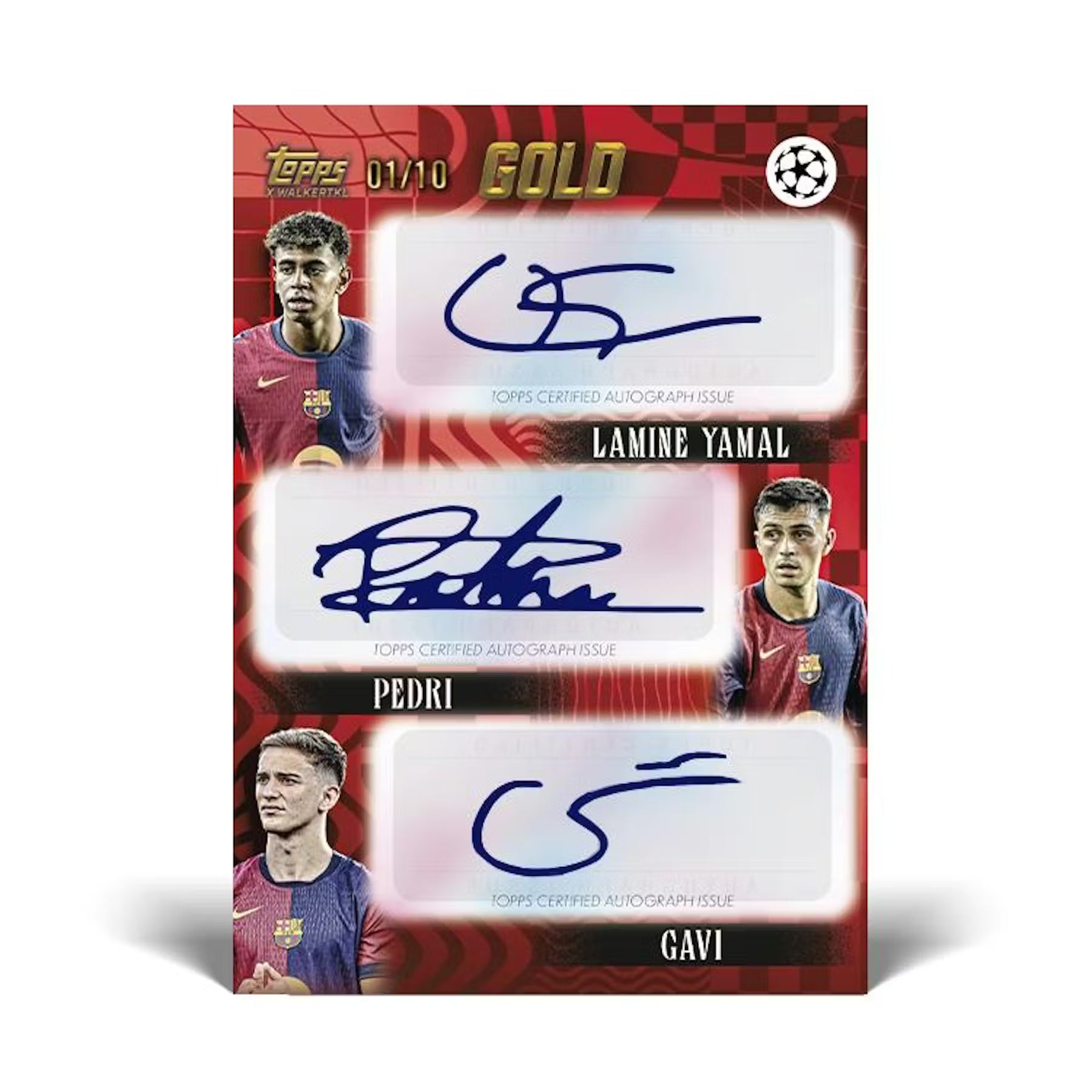 2024-25 Topps Gold UEFA Club Competitions Soccer Hobby Trading Cards LV