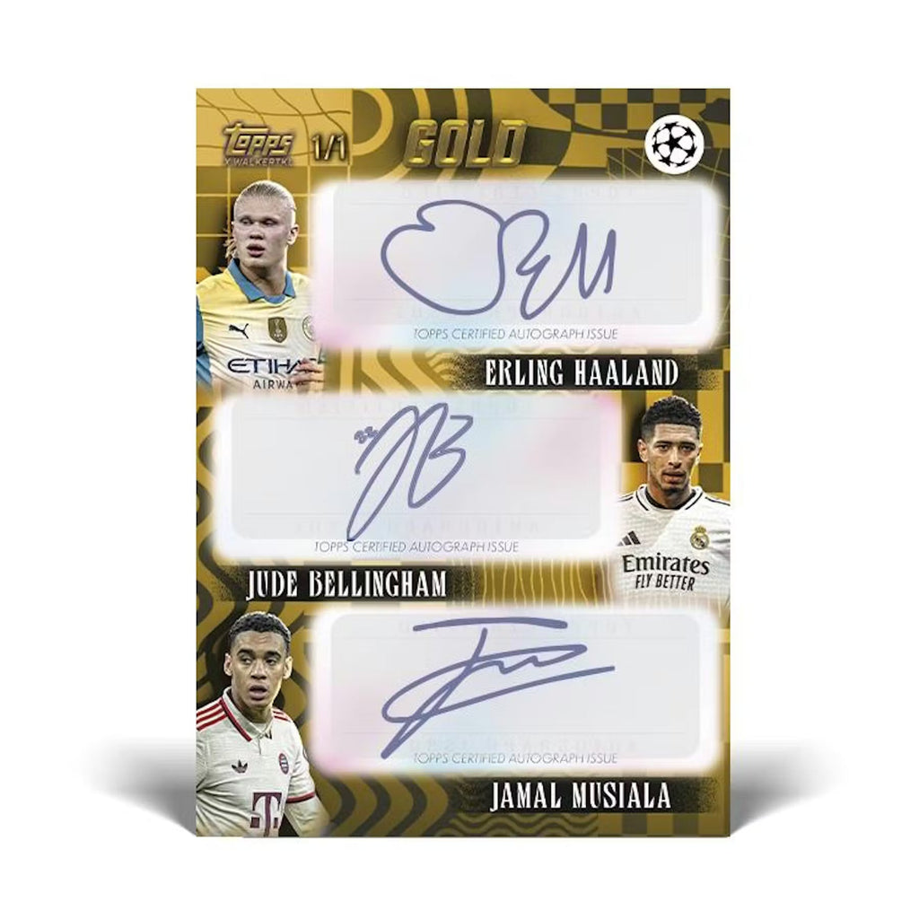 2024-25 Topps Gold UEFA Club Competitions Soccer Hobby Trading Cards LV