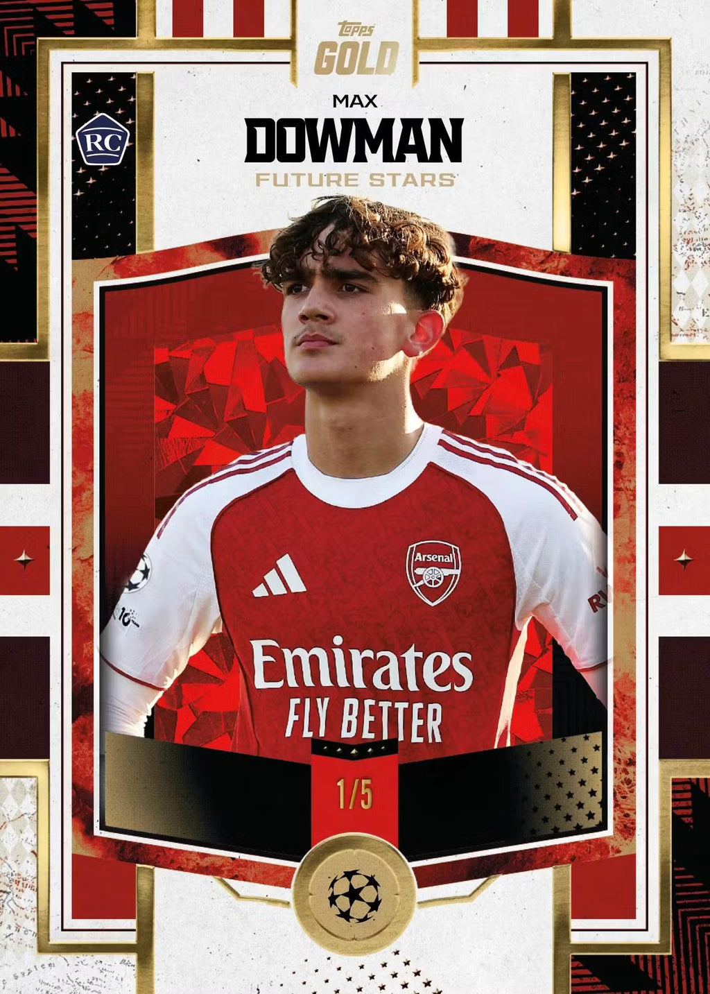 2025-26 Topps Gold UEFA Club Competitions Soccer Hobby Trading Cards LV