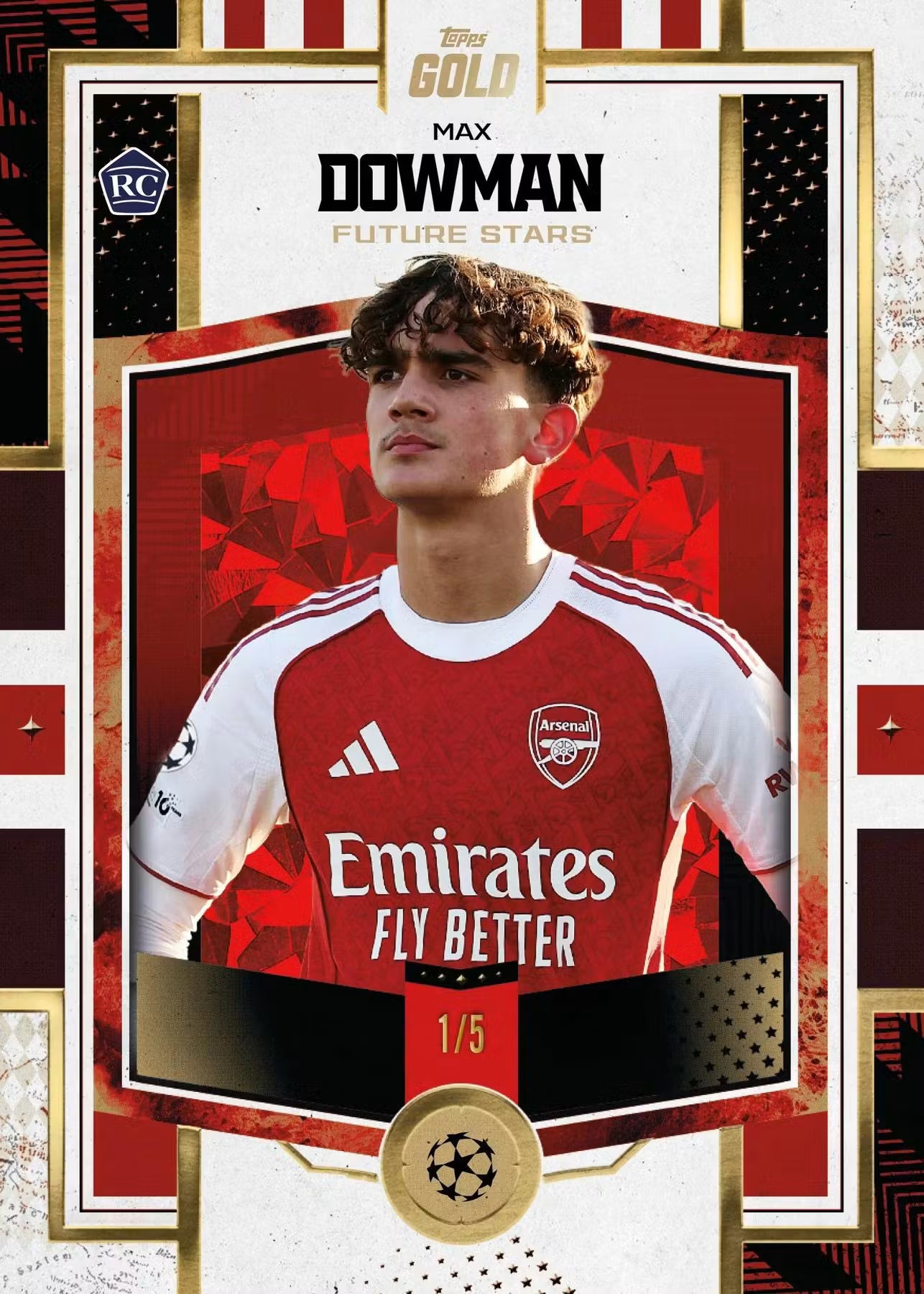 2025-26 Topps Gold UEFA Club Competitions Soccer Hobby Trading Cards LV